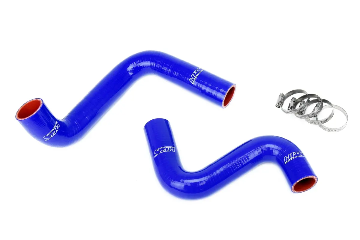 Hps Performance High Temp Reinforced Silicone Radiator Coolant Hose Kit, Blue, 57-1955-Blue 1