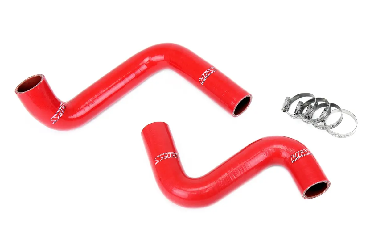 Hps Performance High Temp Reinforced Silicone Radiator Coolant Hose Kit, Red, 57-1955-Red 1