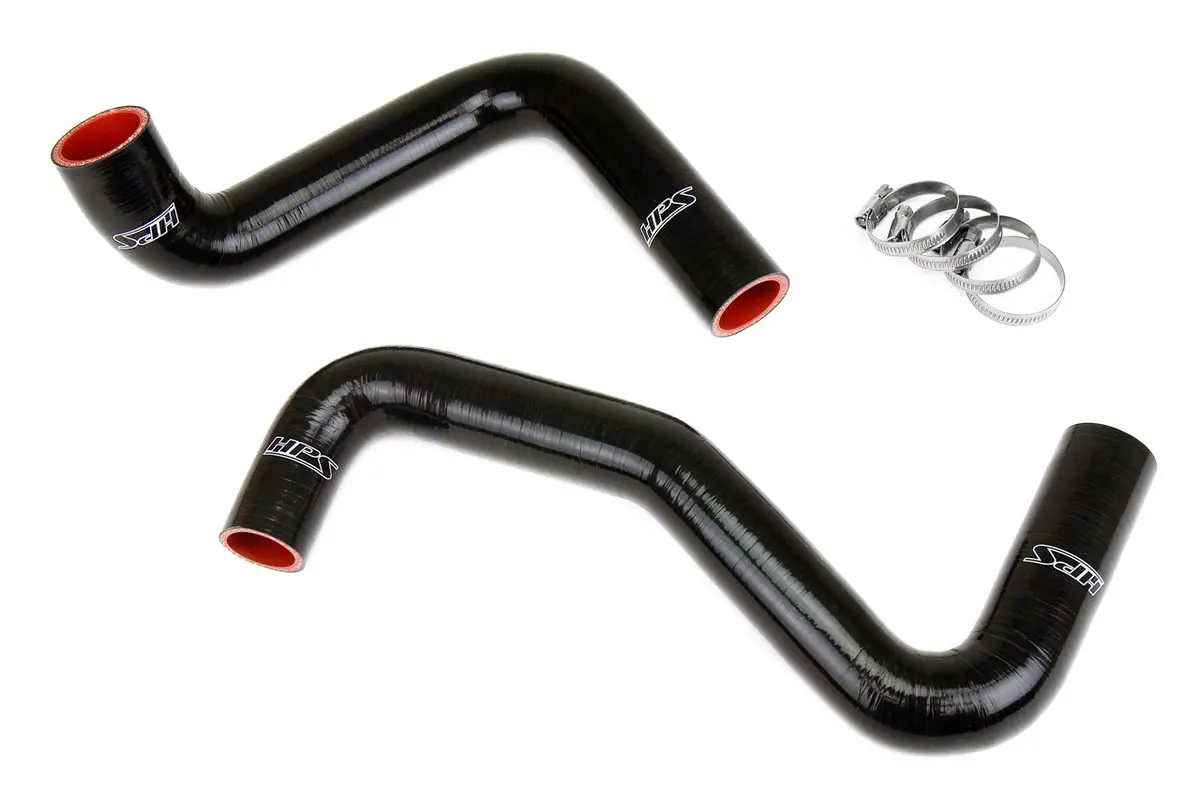 Hps Performance High Temp Reinforced Silicone Radiator Coolant Hose Kit, Black, 57-1956-Blk 1