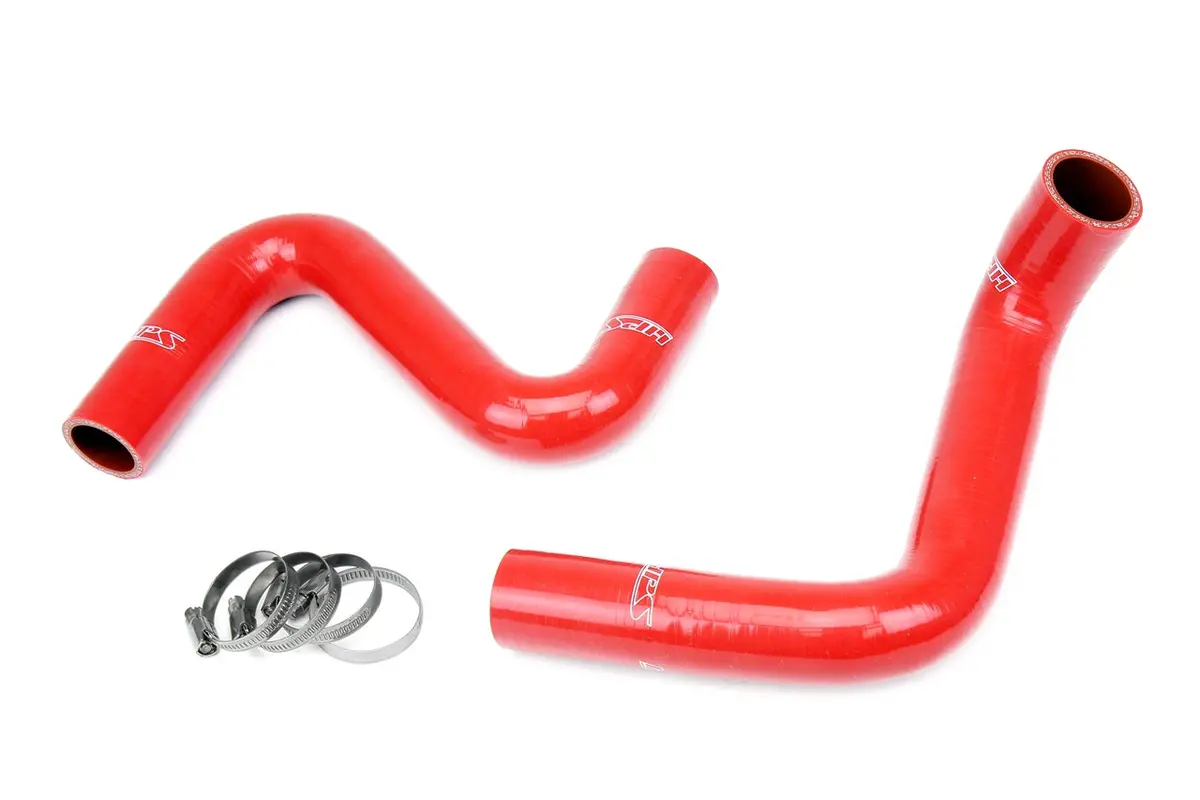 Hps Performance High Temp Reinforced Silicone Radiator Coolant Hose Kit, Red, 57-1957-Red 1