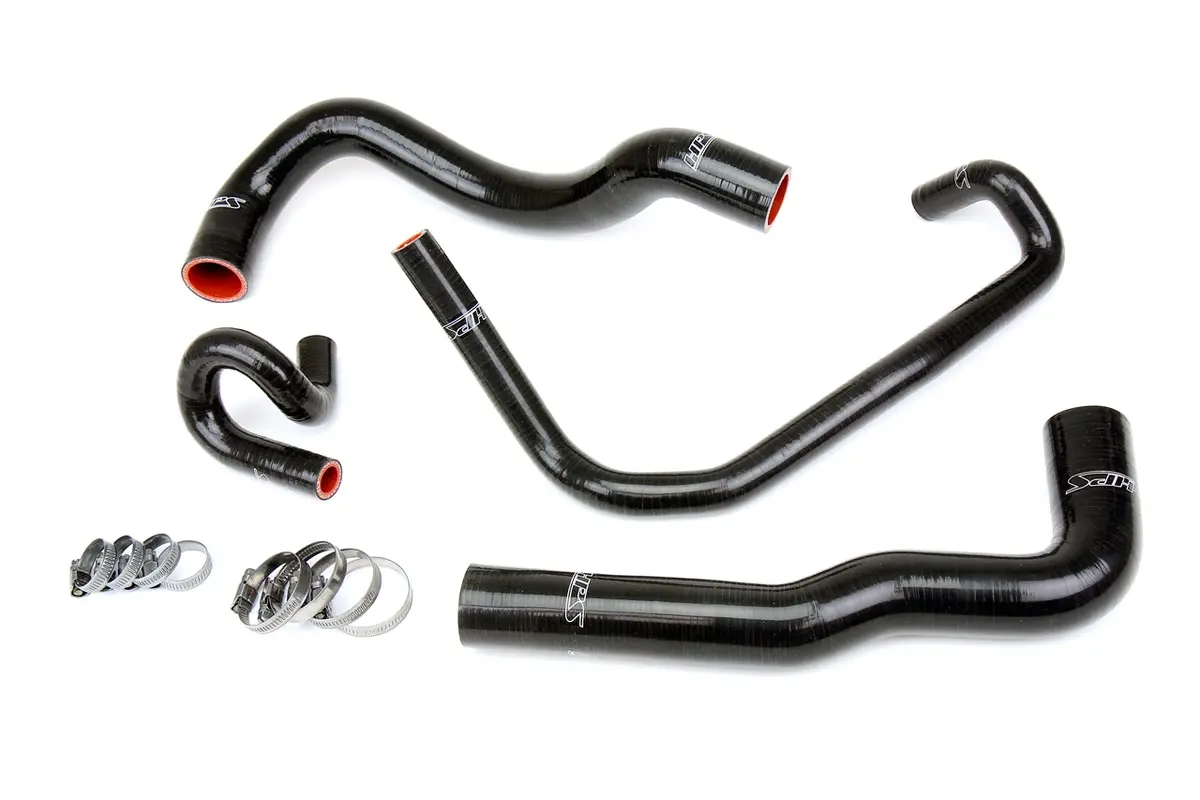 Hps Performance High Temp Reinforced Silicone Radiator Coolant Hose Kit, Black, 57-1960-Blk 1