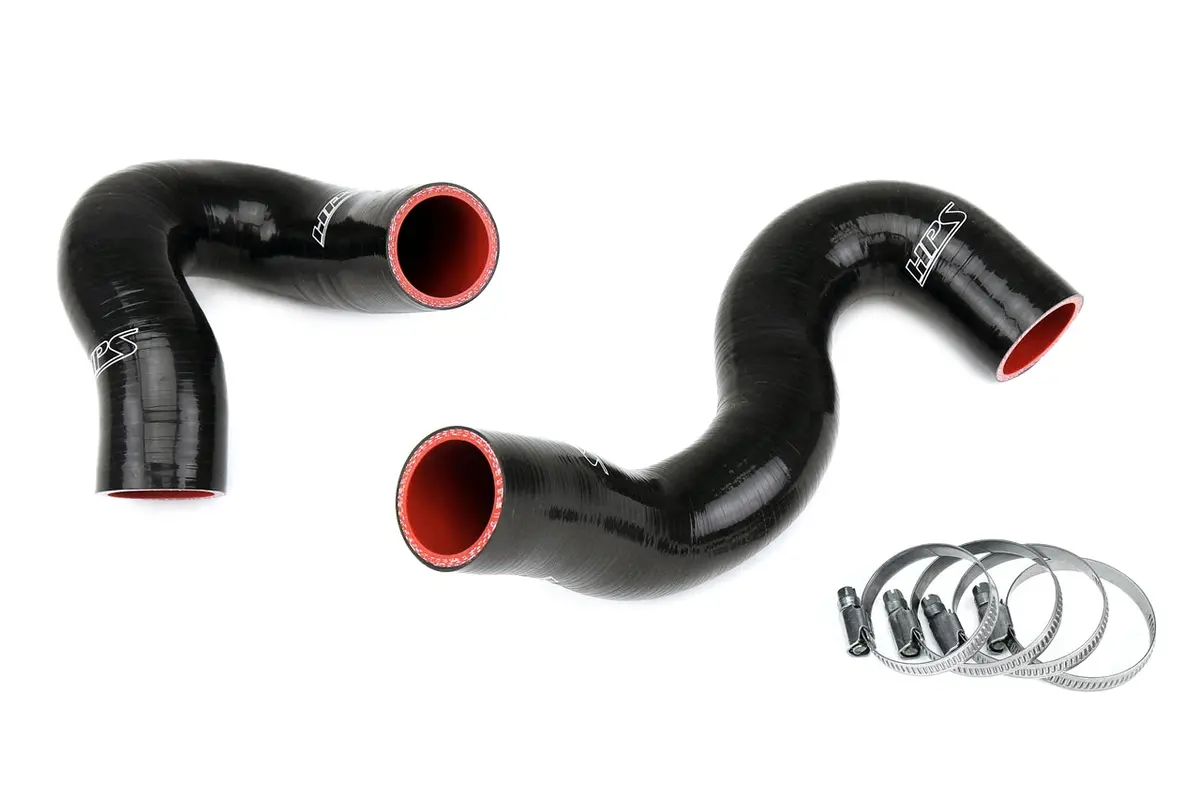 Hps Performance High Temp Reinforced Silicone Radiator Coolant Hose Kit, Black, 57-1968-Blk 1