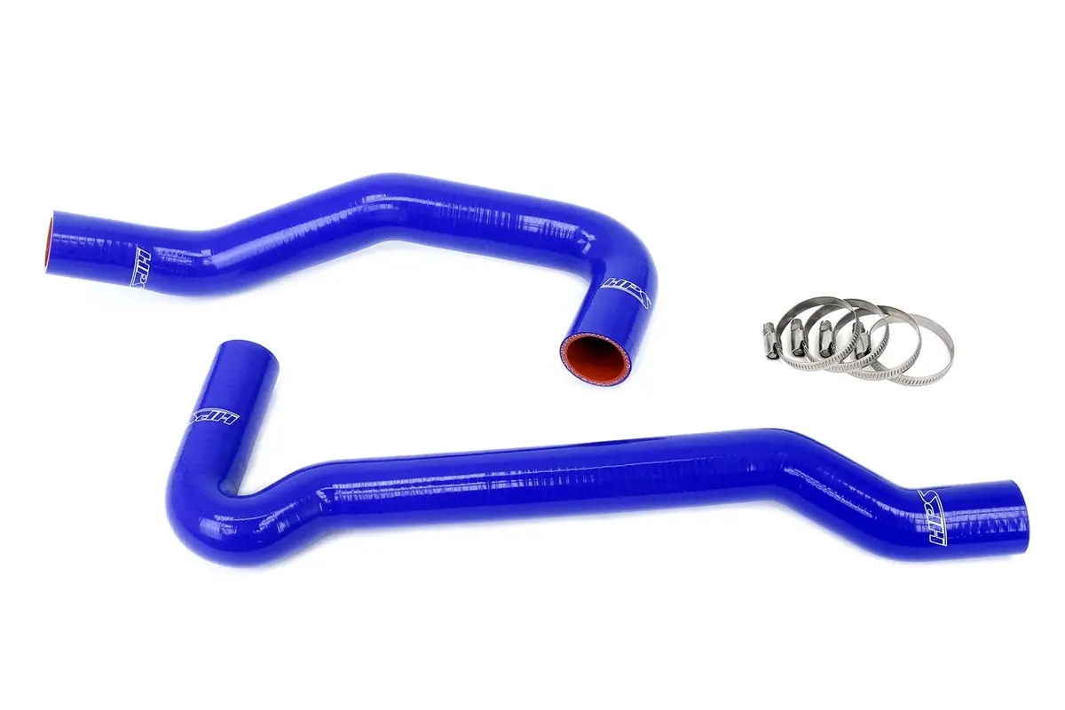 Hps Performance High Temp Reinforced Silicone Radiator Coolant Hose Kit, Blue, 57-1988-Blue 1