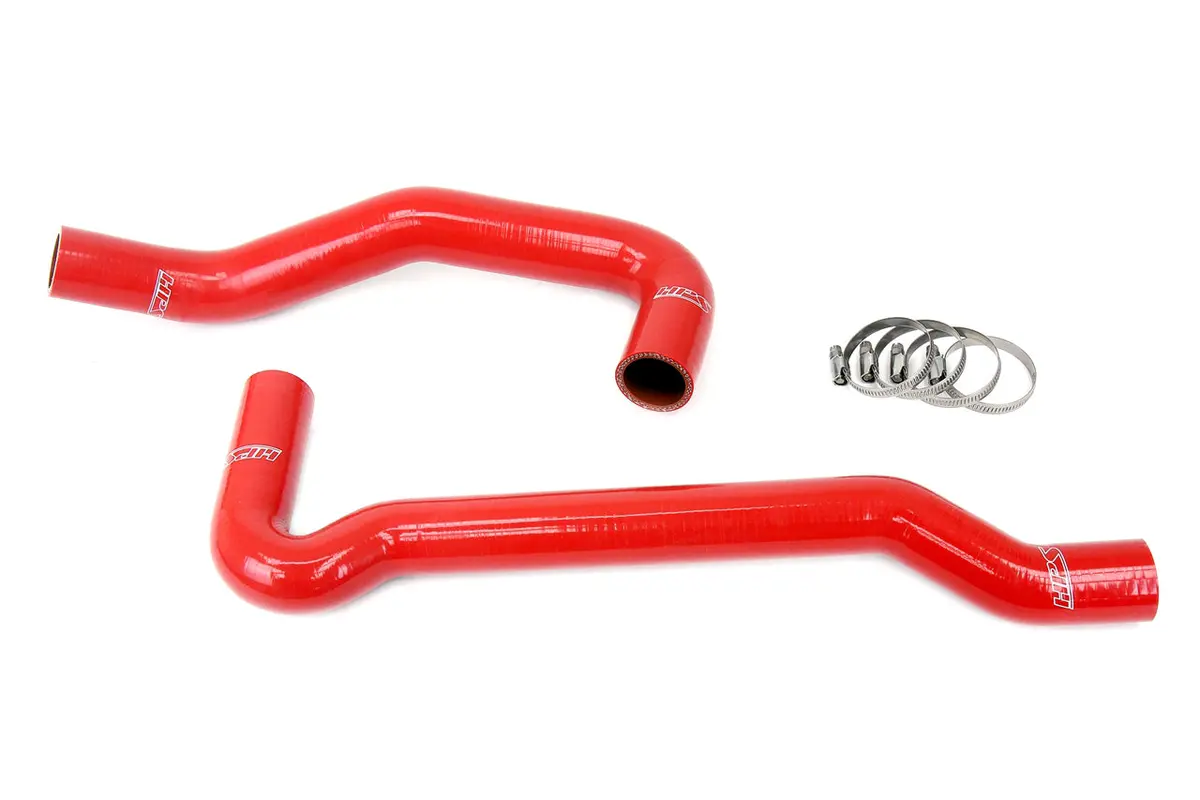 Hps Performance High Temp Reinforced Silicone Radiator Coolant Hose Kit, Red, 57-1988-Red 1