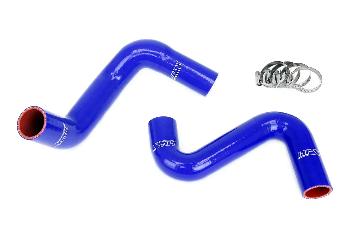 Hps Performance High Temp Reinforced Silicone Radiator Coolant Hose Kit, Blue, 57-1992-Blue 1
