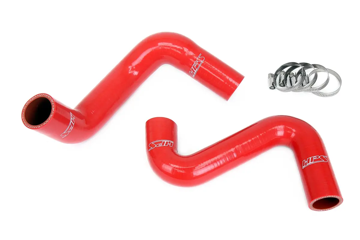 Hps Performance High Temp Reinforced Silicone Radiator Coolant Hose Kit, Red, 57-1992-Red 1