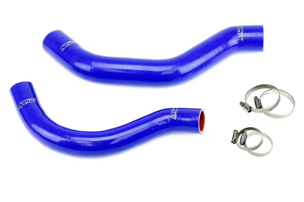 Hps Performance High Temp Reinforced Silicone Radiator Coolant Hose Kit, Blue, 57-2001-Blue 1