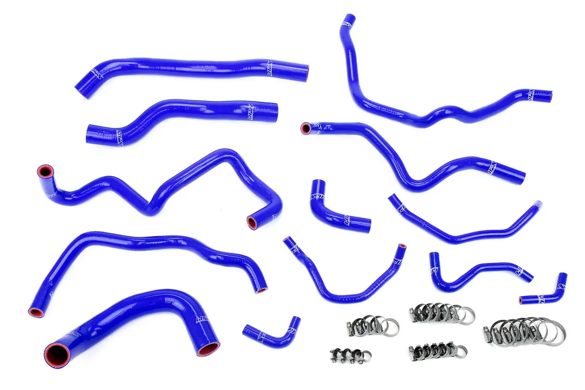 Hps Performance High Temp Reinforced Silicone Radiator And Heater Coolant Hose Kit, Blue, 57-2004-Blue 1