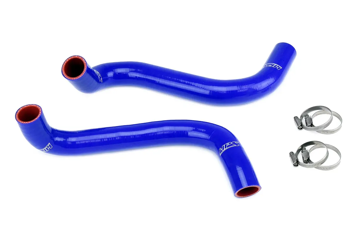 Hps Performance High Temp Reinforced Silicone Radiator Coolant Hose Kit, Blue, 57-2011-Blue 1