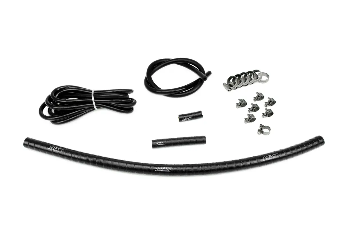 Hps Performance Silicone Vacuum Hose Kit, Black, 57-2013-Blk 1