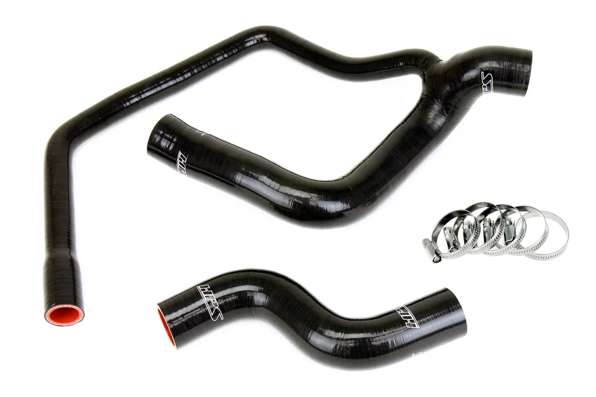 Hps Performance High Temp Reinforced Silicone Radiator Coolant Hose Kit, Black, 57-2032-Blk 1