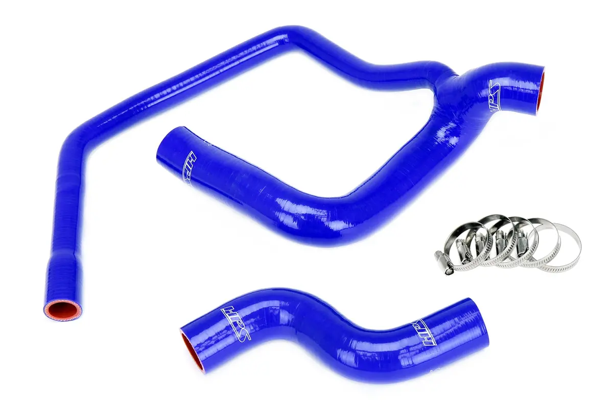 Hps Performance High Temp Reinforced Silicone Radiator Coolant Hose Kit, Blue, 57-2032-Blue 1