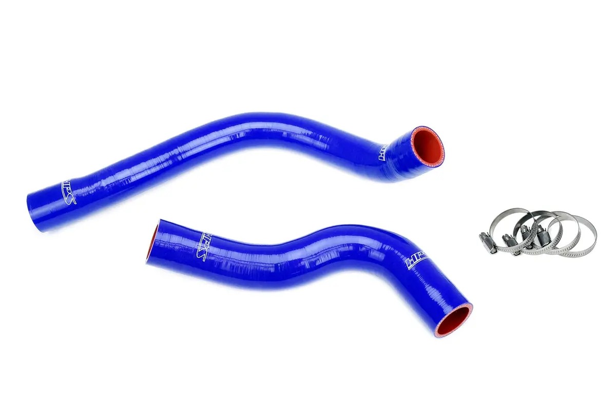 Hps Performance High Temp Reinforced Silicone Radiator Coolant Hose Kit, Blue, 57-2035-Blue 1
