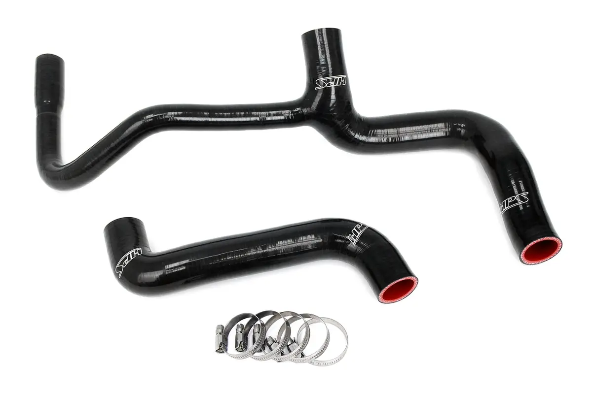 Hps Performance High Temp Reinforced Silicone Radiator Coolant Hose Kit, Black, 57-2037-Blk 1