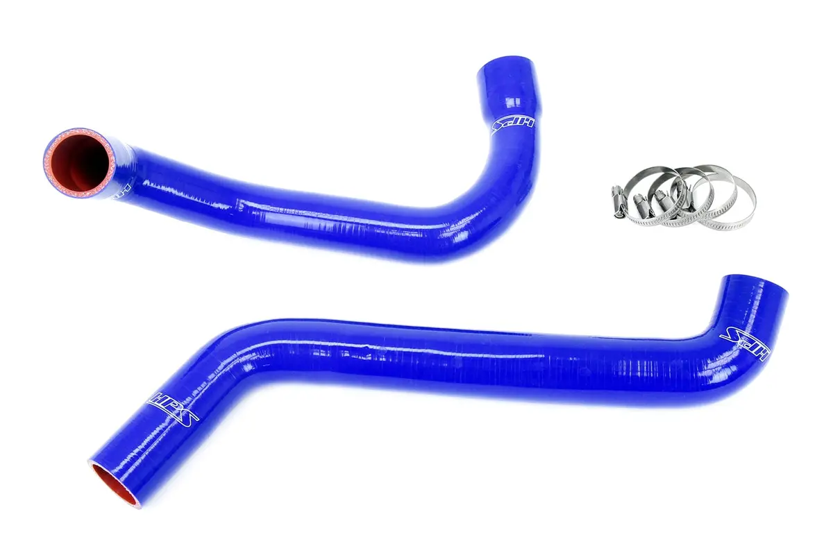 Hps Performance High Temp Reinforced Silicone Radiator Coolant Hose Kit, Blue, 57-2038-Blue 1