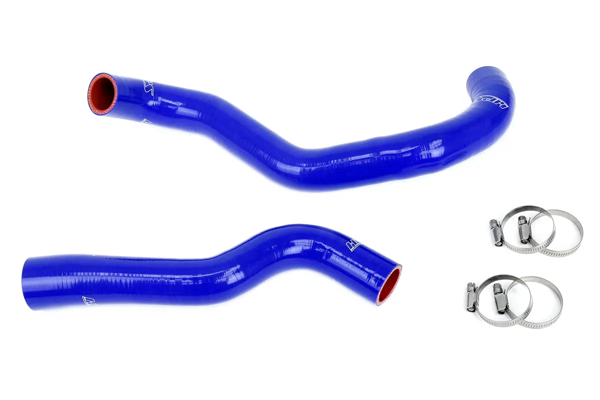 Hps Performance High Temp Reinforced Silicone Radiator Coolant Hose Kit, Blue, 57-2043-Blue 1