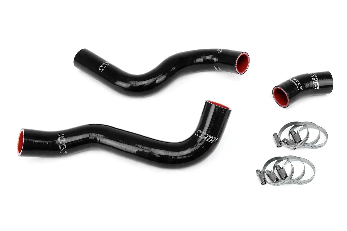 Hps Performance High Temp Reinforced Silicone Radiator Coolant Hose Kit, Black, 57-2055-Blk 1