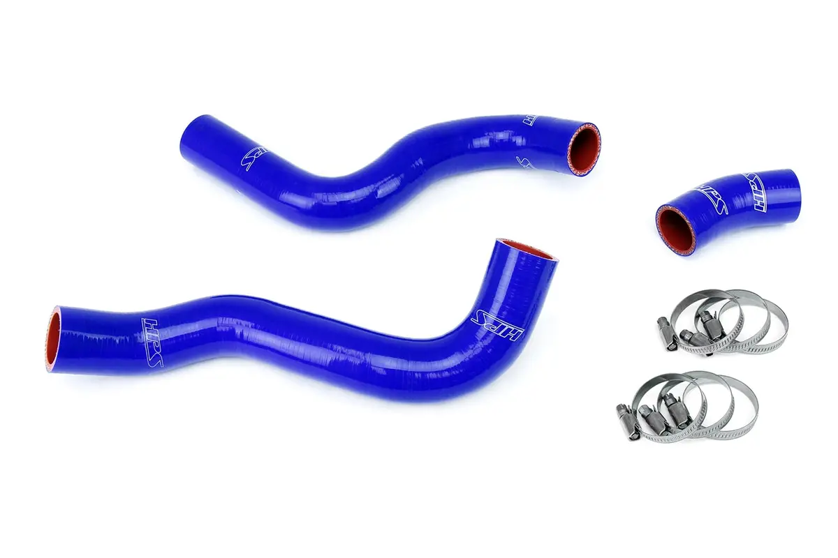 Hps Performance High Temp Reinforced Silicone Radiator Coolant Hose Kit, Blue, 57-2055-Blue 1