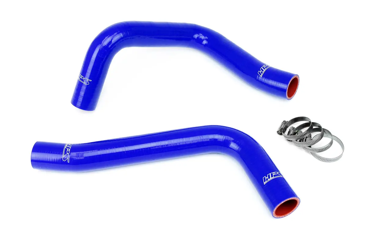 Hps Performance High Temp Reinforced Silicone Radiator Coolant Hose Kit, Blue, 57-2056-Blue 1