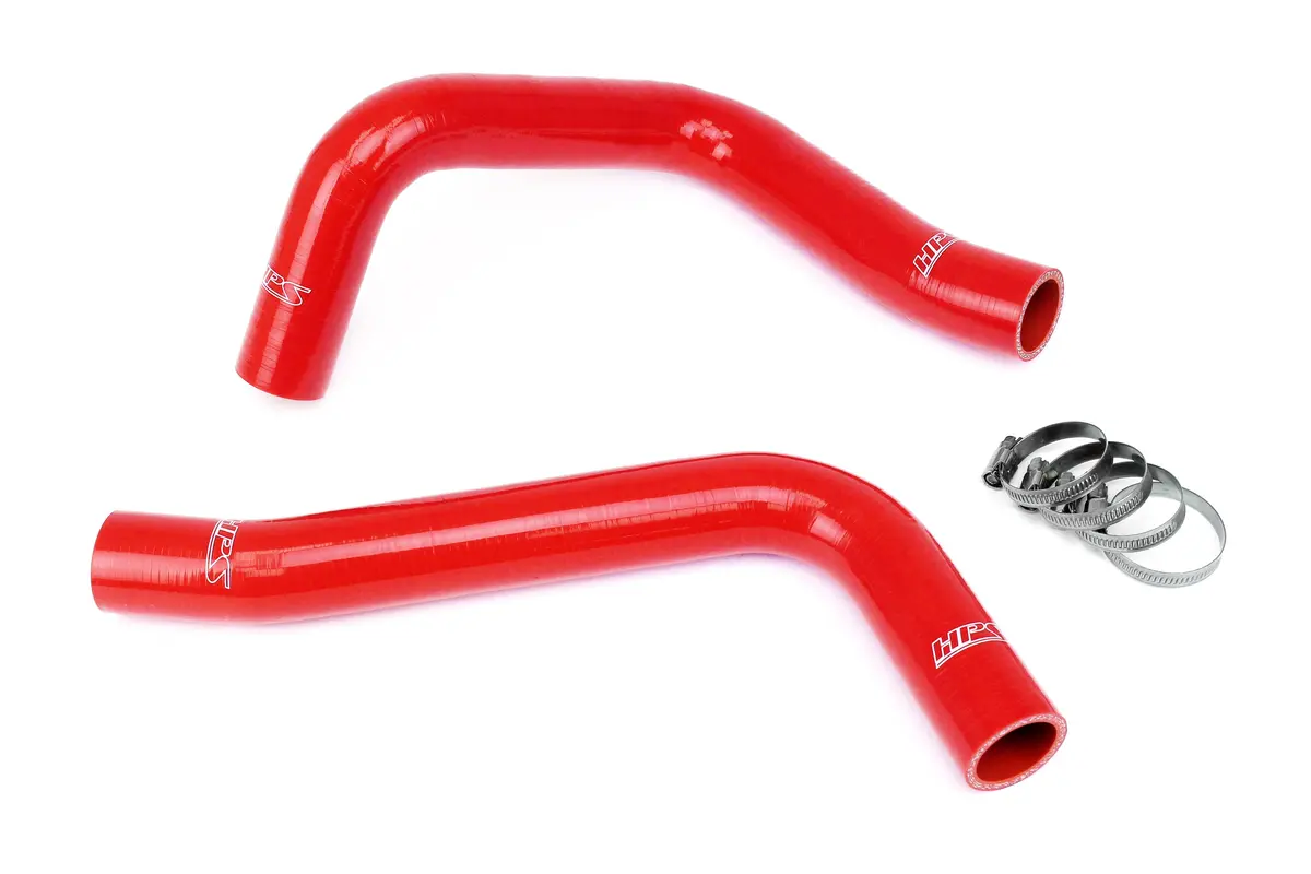 Hps Performance High Temp Reinforced Silicone Radiator Coolant Hose Kit, Red, 57-2056-Red 1