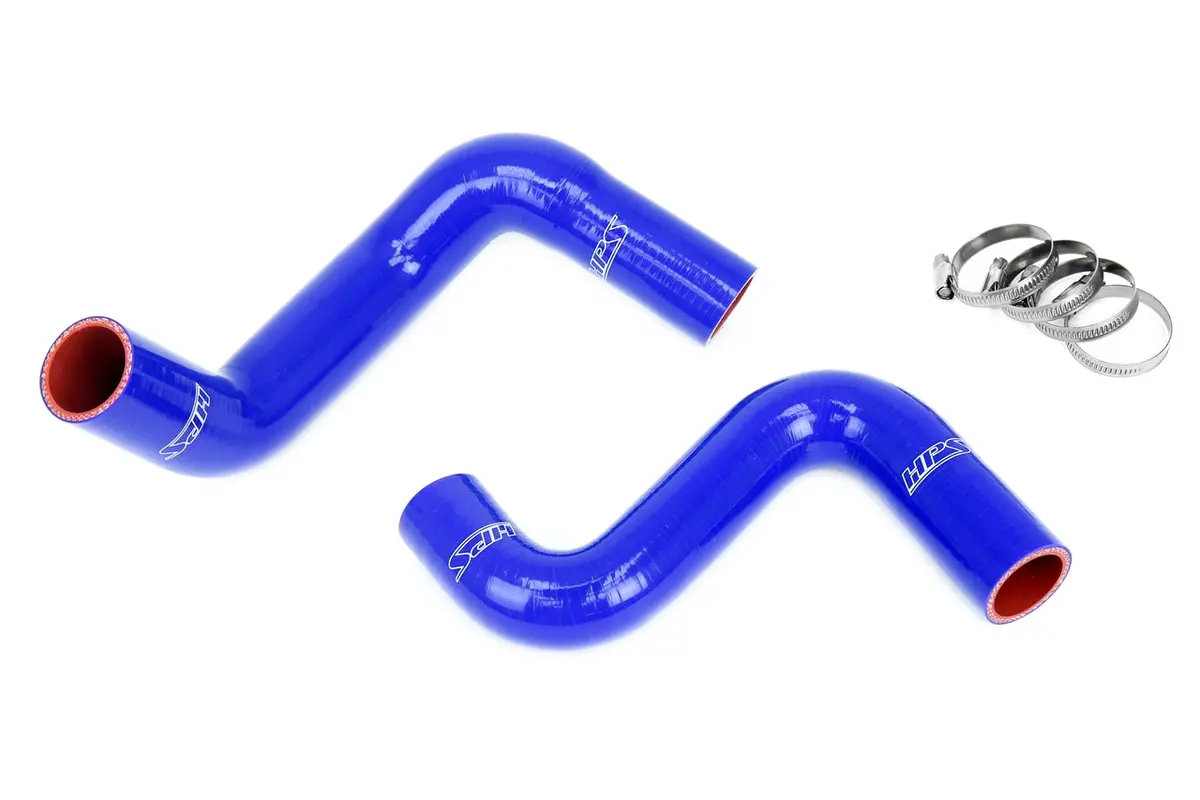 Hps Performance High Temp Reinforced Silicone Radiator Coolant Hose Kit, Blue, 57-2057-Blue 1