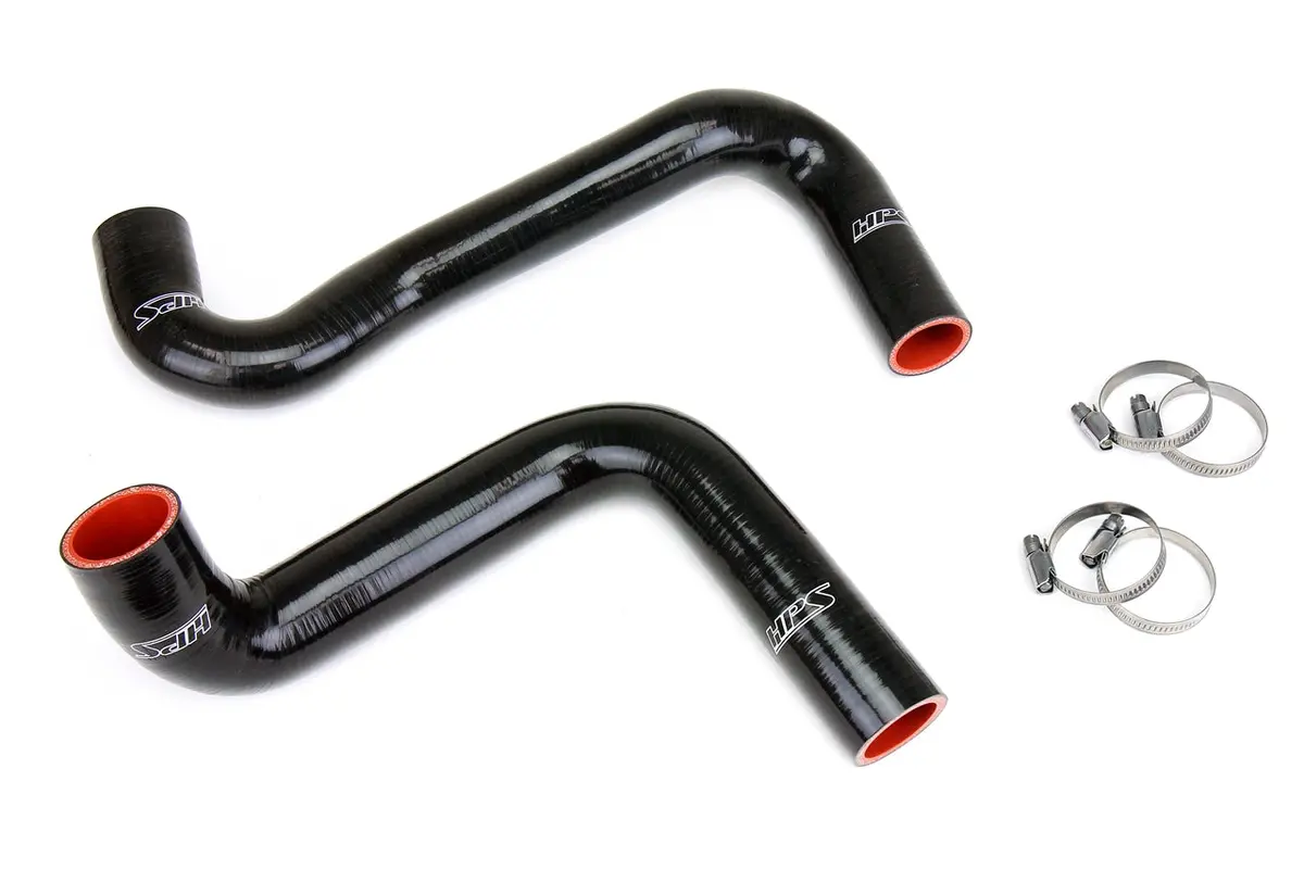 Hps Performance High Temp Reinforced Silicone Radiator Coolant Hose Kit, Black, 57-2059-Blk 1