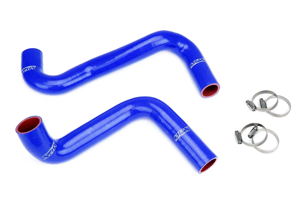 Hps Performance High Temp Reinforced Silicone Radiator Coolant Hose Kit, Blue, 57-2059-Blue 1