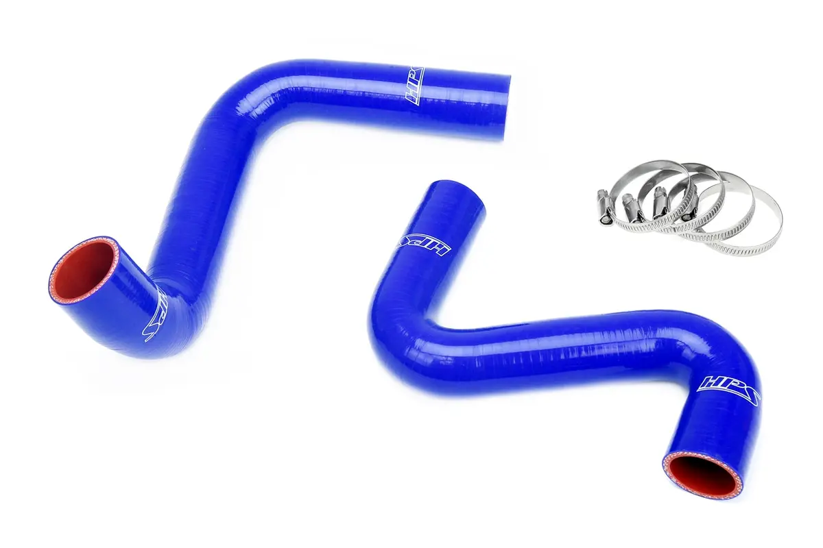 Hps Performance High Temp Reinforced Silicone Radiator Coolant Hose Kit, Blue, 57-2060-Blue 1
