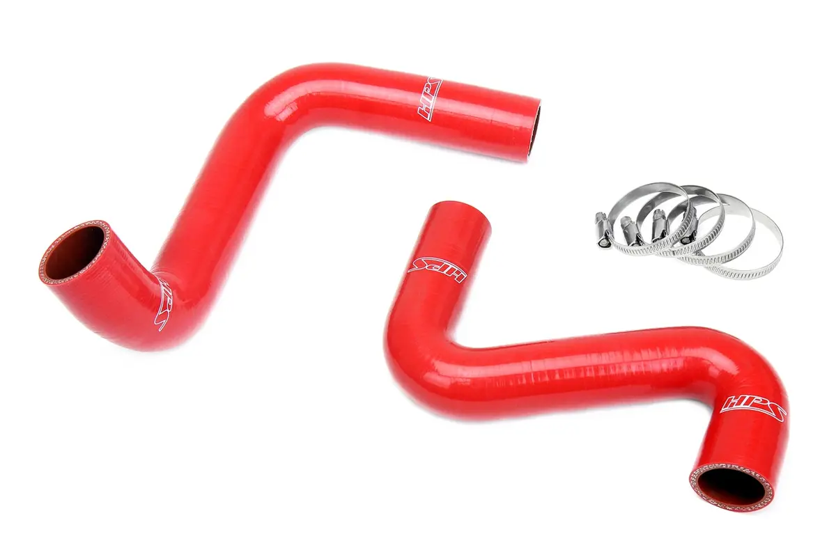Hps Performance High Temp Reinforced Silicone Radiator Coolant Hose Kit, Red, 57-2060-Red 1