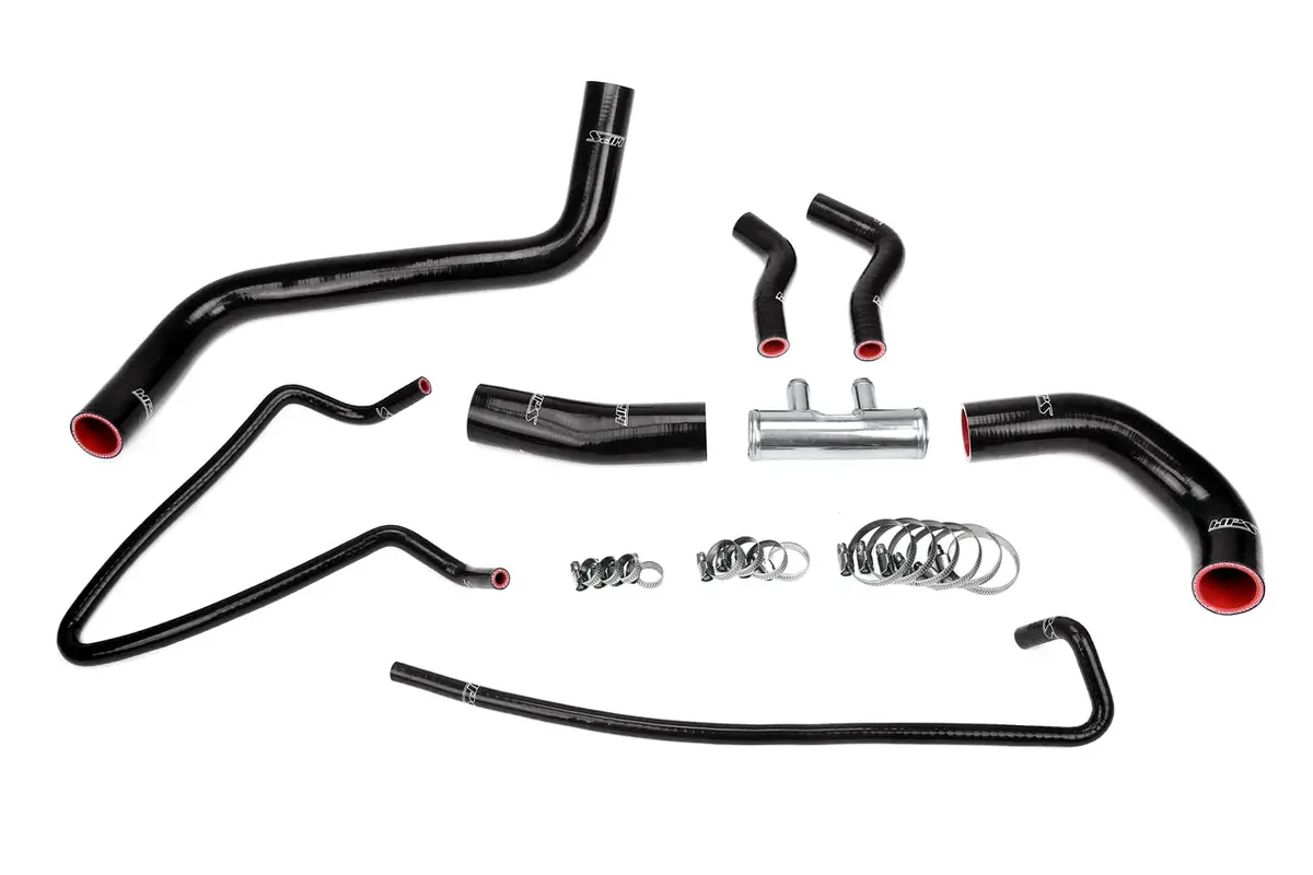 Hps Performance High Temp Reinforced Silicone Radiator Coolant Hose Kit, Black, 57-2064-Blk 1