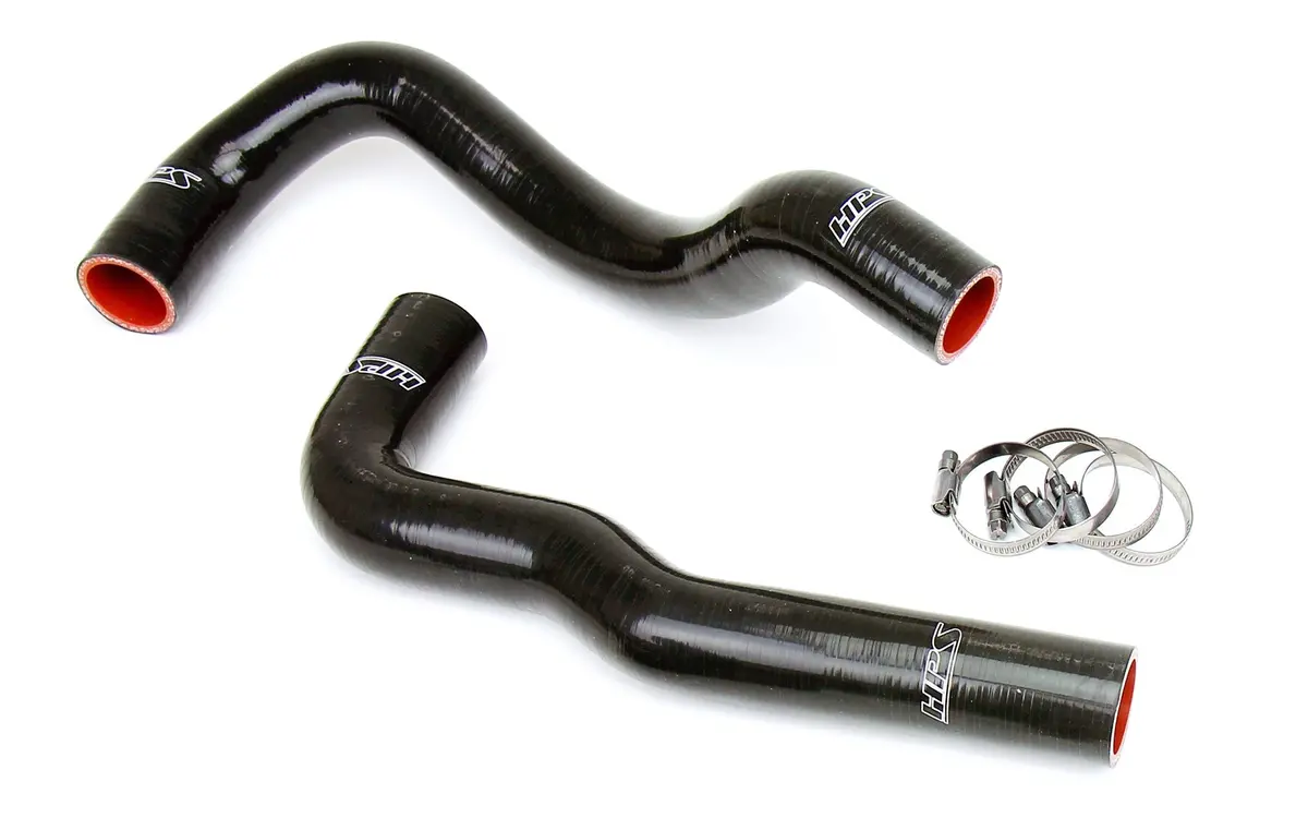 Hps Performance High Temp Reinforced Silicone Radiator Coolant Hose Kit, Black, 57-2066-Blk 1