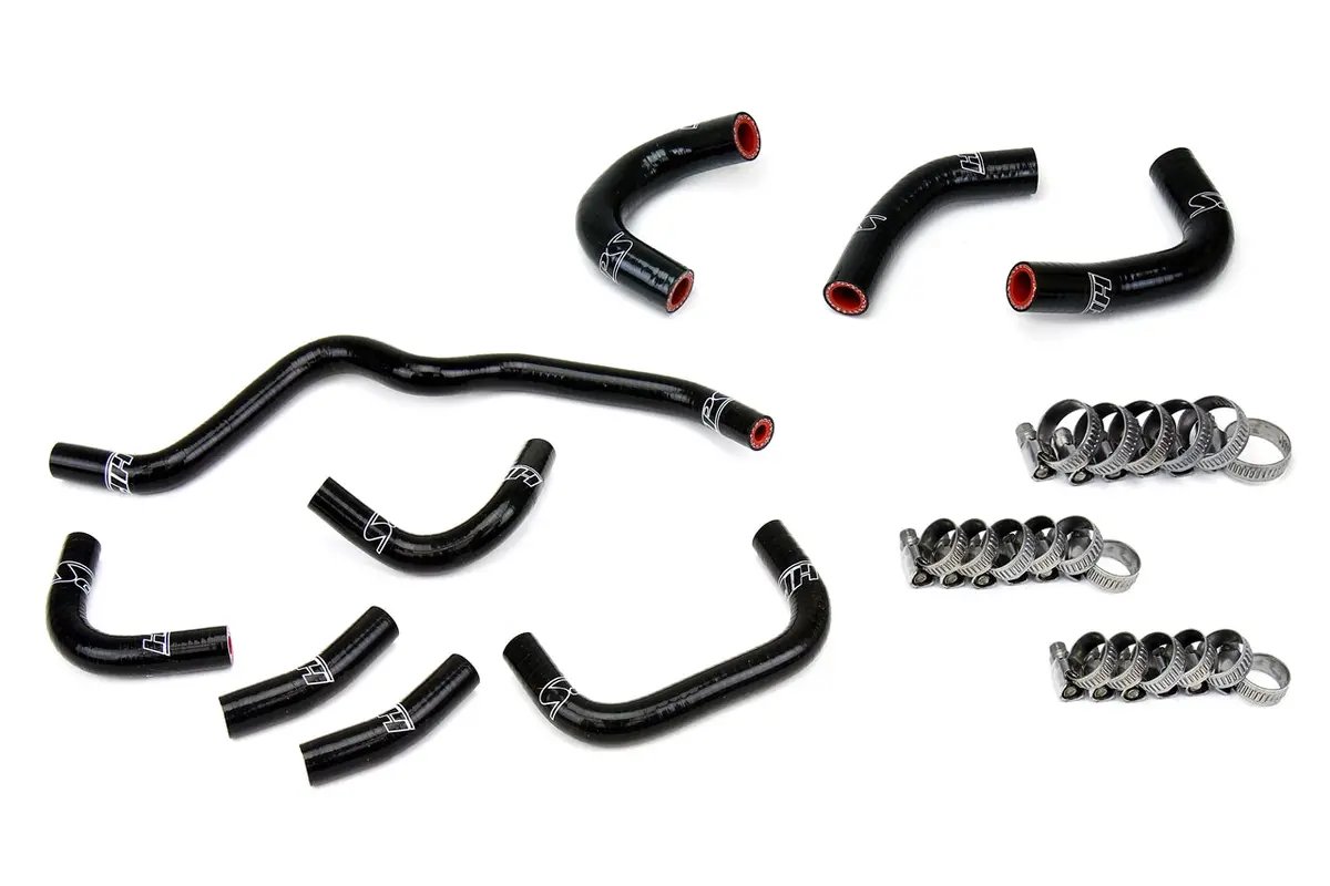 Hps Performance High Temp Reinforced Silicone Oil Cooler And Throttle Body Coolant Hose Kit, Black, 57-2079-Blk 1