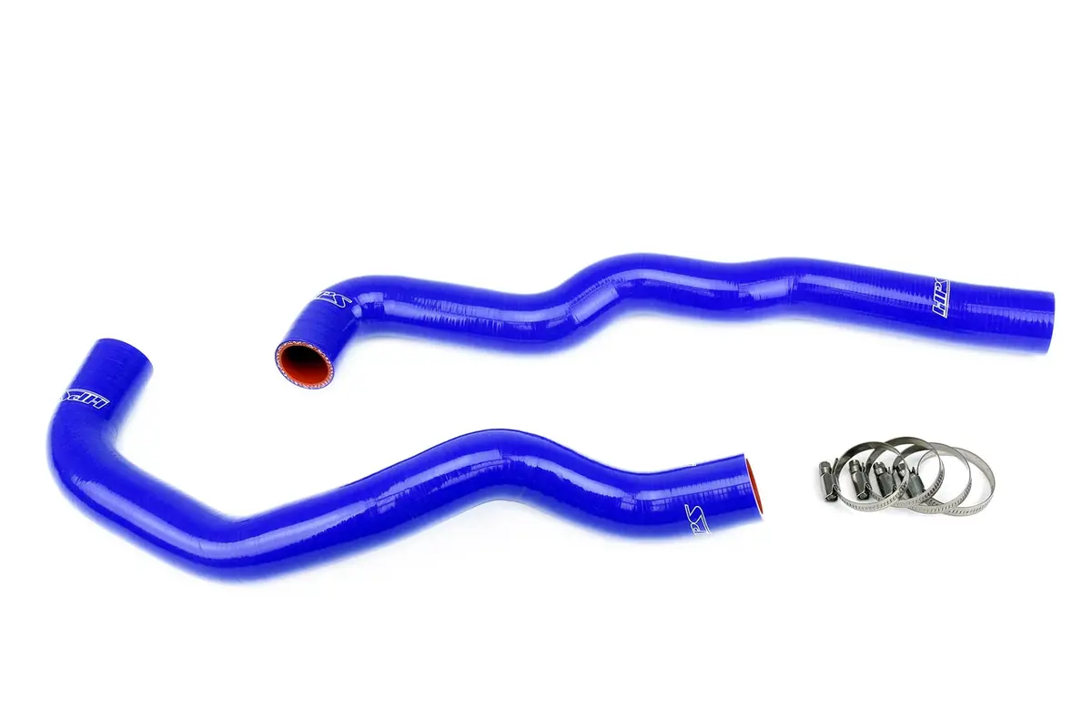 Hps Performance High Temp Reinforced Silicone Radiator Coolant Hose Kit, Blue, 57-2080-Blue 1