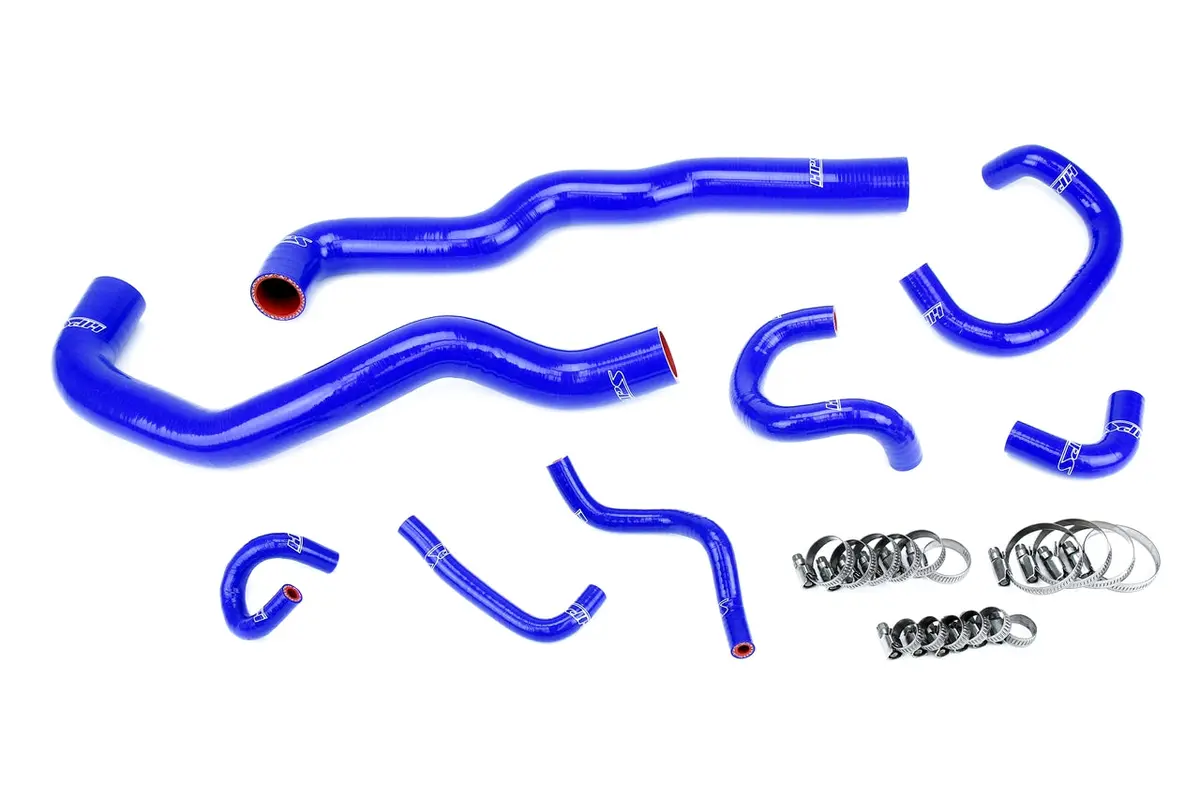 Hps Performance High Temp Reinforced Silicone Radiator, Heater And Throttle Body Coolant Hose Kit, Blue, 57-2081-Blue 1