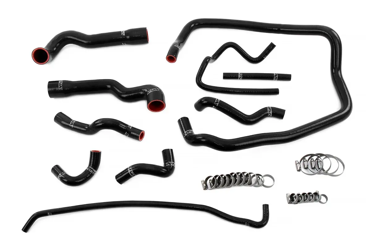 Hps Performance High Temp Reinforced Silicone Radiator, Heater, Throttle Body And Expansion Tank Coolant Hose Kit, Black, 57-2088-Blk 1