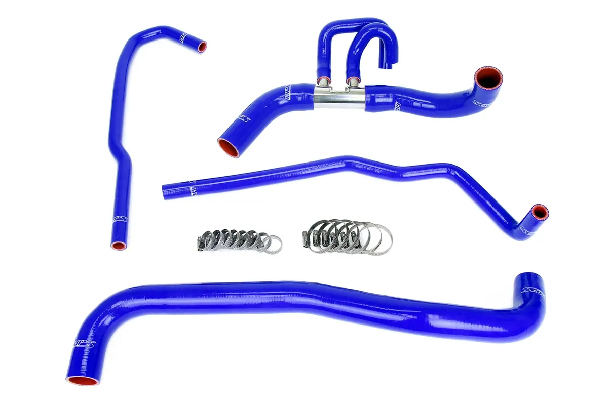 Hps Performance High Temp Reinforced Silicone Radiator And Heater Coolant Hose Kit, Blue, 57-2090-Blue 1