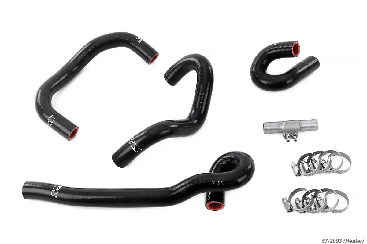 Hps Performance High Temp Reinforced Silicone Heater Coolant Hose Kit, Black, 57-2093-Blk 1