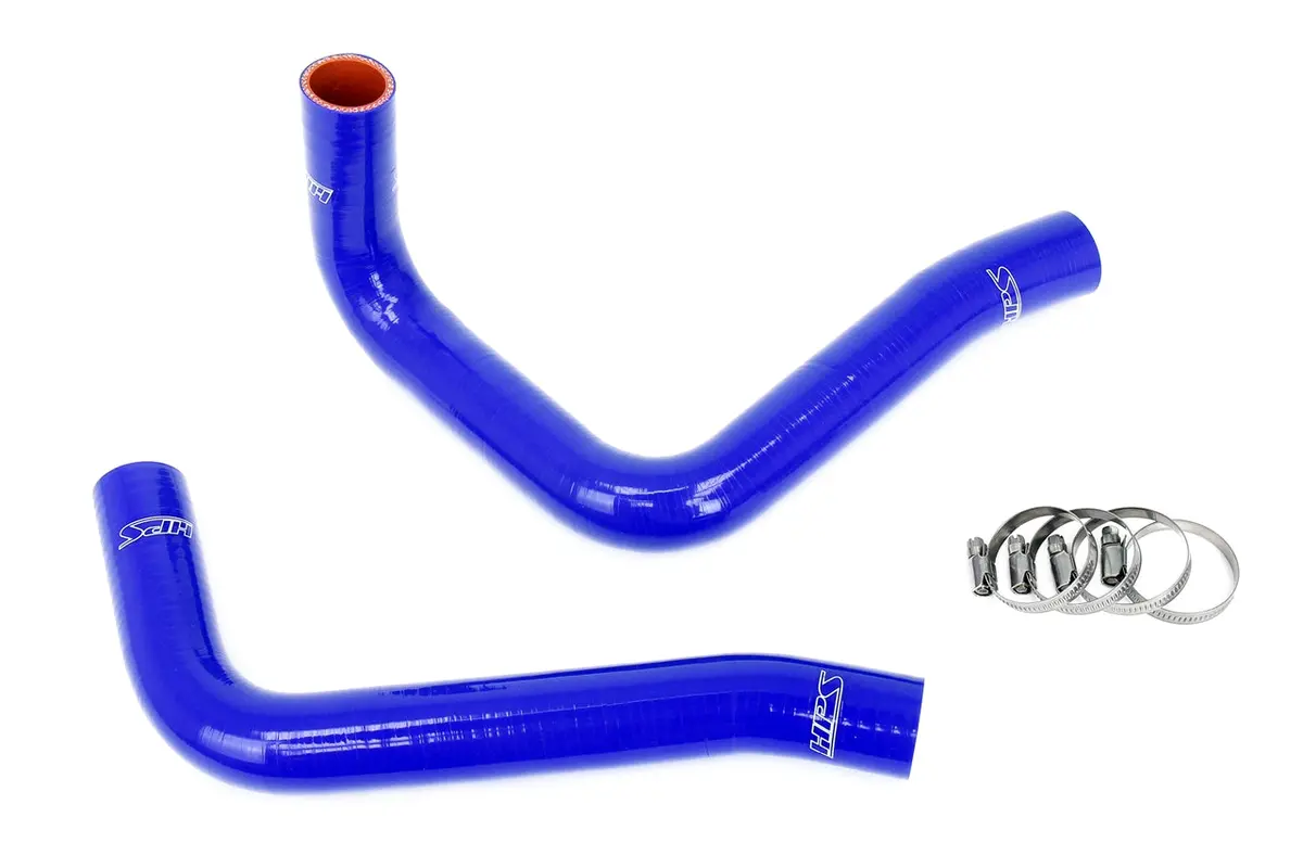 Hps Performance High Temp Reinforced Silicone Radiator Coolant Hose Kit, Blue, 57-2094-Blue 1