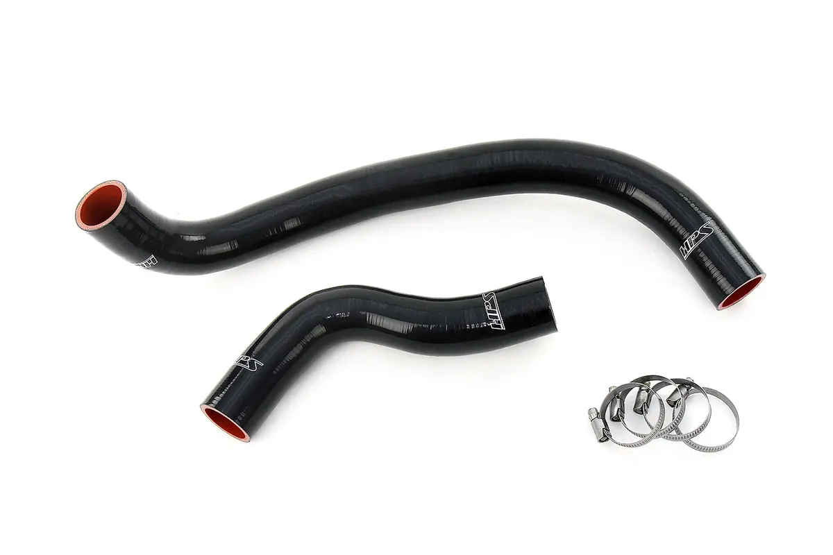 Hps Performance High Temp Reinforced Silicone Radiator Coolant Hose Kit, Black, 57-2096-Blk 1