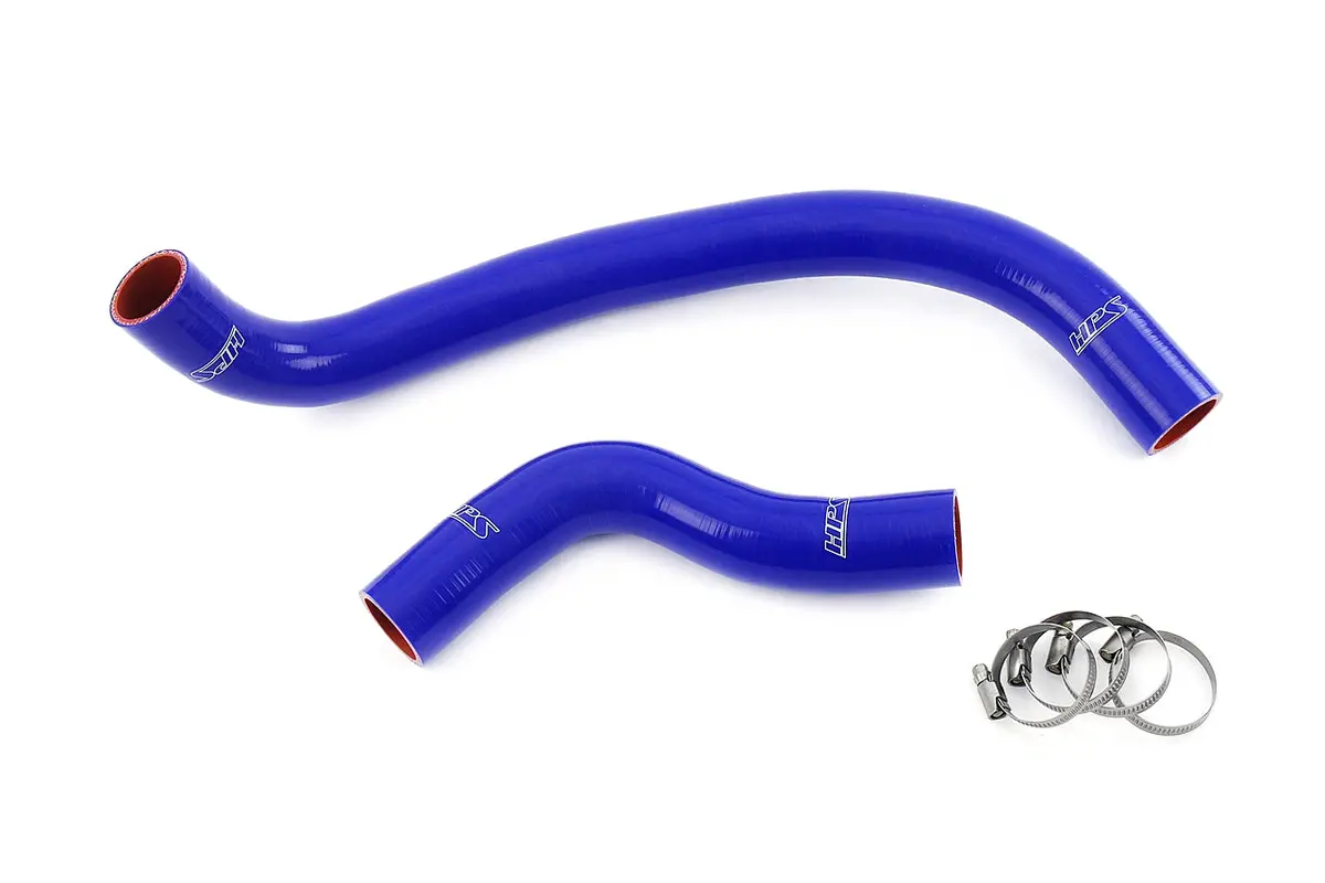 Hps Performance High Temp Reinforced Silicone Radiator Coolant Hose Kit, Blue, 57-2096-Blue 1