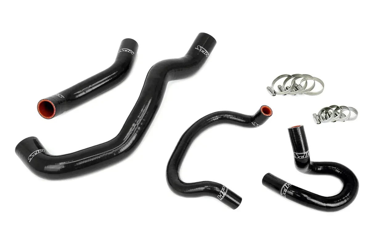 Hps Performance High Temp Reinforced Silicone Radiator And Heater Coolant Hose Kit, Black, 57-2099-Blk 1
