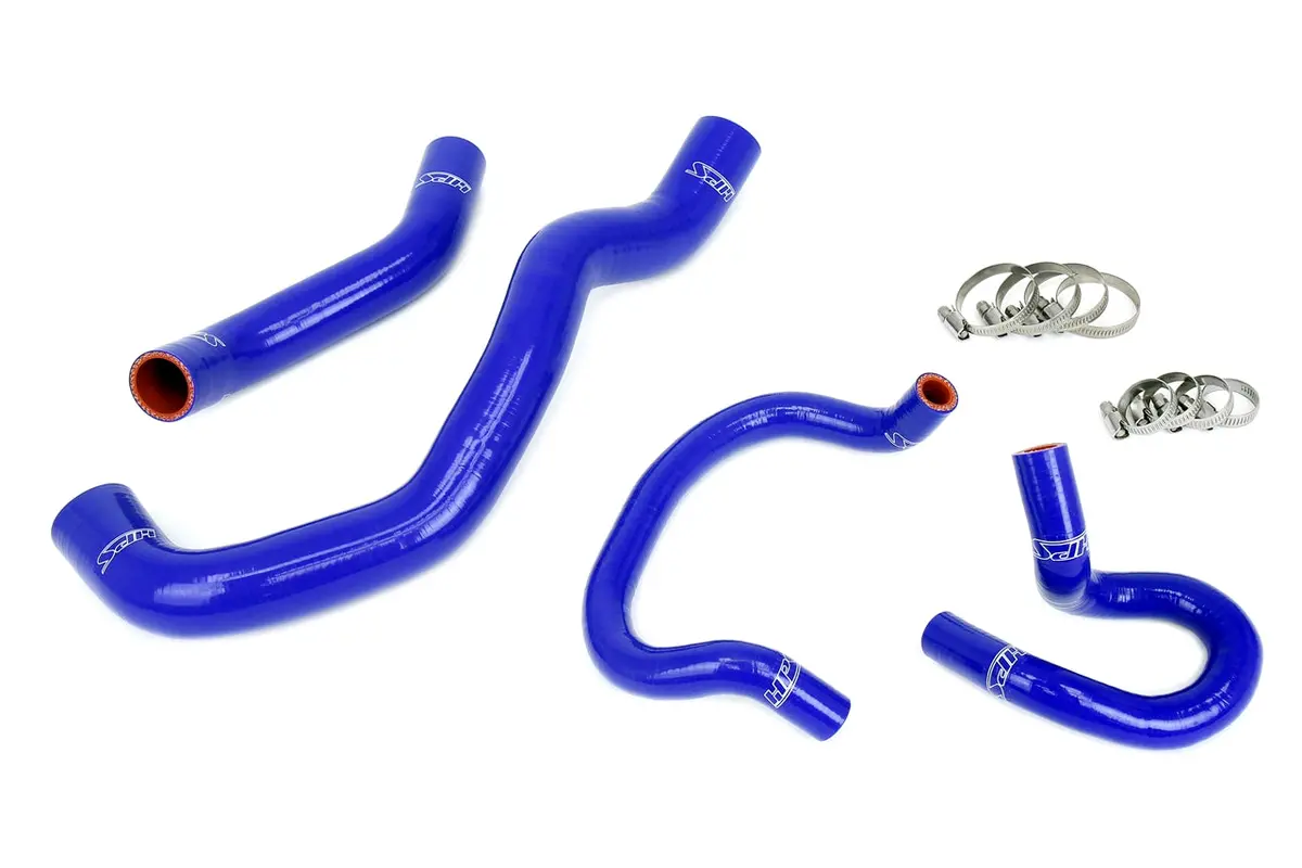 Hps Performance High Temp Reinforced Silicone Radiator And Heater Coolant Hose Kit, Blue, 57-2099-Blue 1