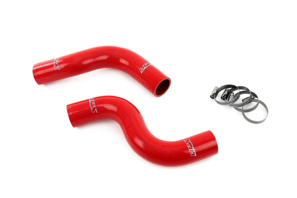 Hps Performance High Temp Reinforced Silicone Radiator Coolant Hose Kit, Red, 57-2109-Red 1