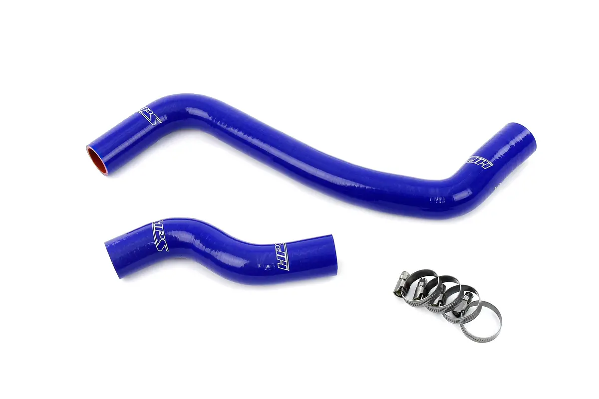 Hps Performance High Temp Reinforced Silicone Radiator Coolant Hose Kit, Blue, 57-2124-Blue 1