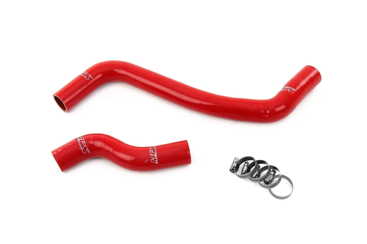Hps Performance High Temp Reinforced Silicone Radiator Coolant Hose Kit, Red, 57-2124-Red 1