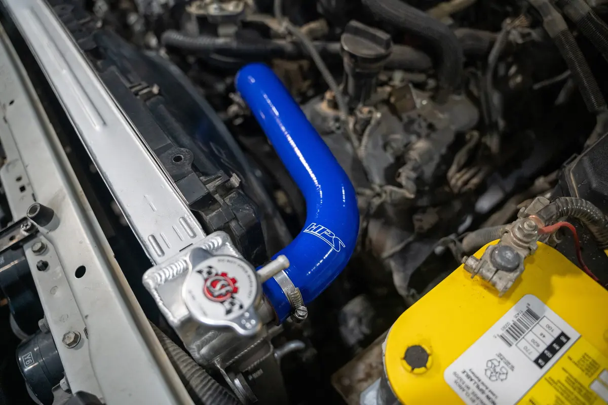 Hps Performance High Temp Reinforced Silicone Radiator Coolant Hose Kit, Blue, 57-2127-Blue 2