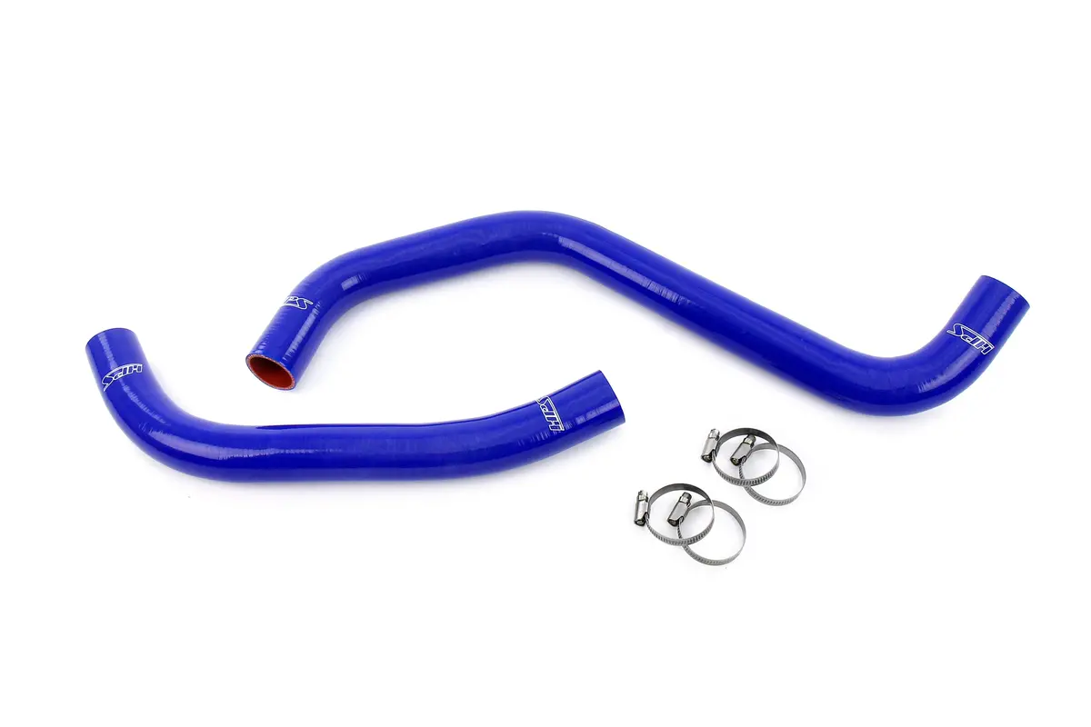 Hps Performance High Temp Reinforced Silicone Radiator Coolant Hose Kit, Blue, 57-2128-Blue 1