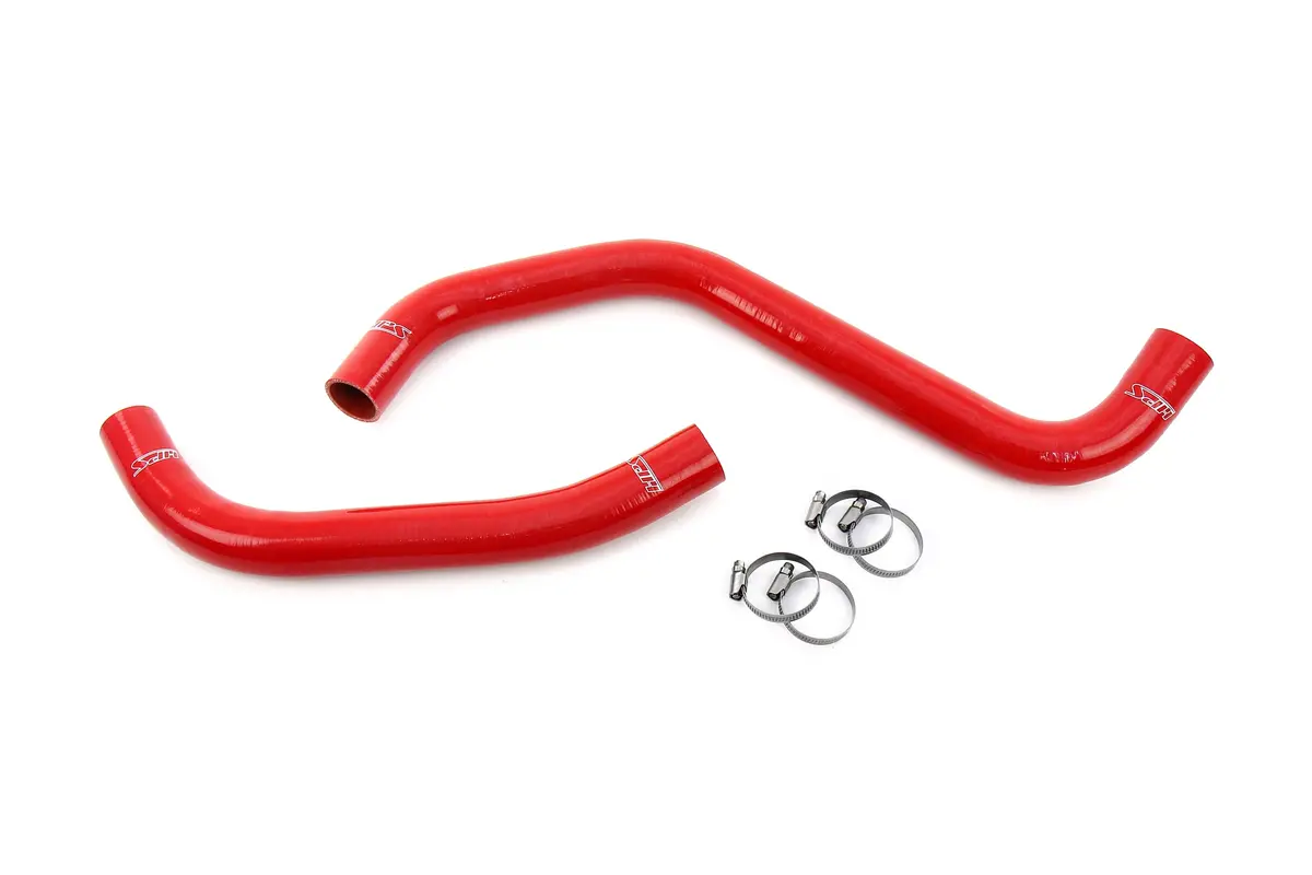 Hps Performance High Temp Reinforced Silicone Radiator Coolant Hose Kit, Red, 57-2128-Red 1