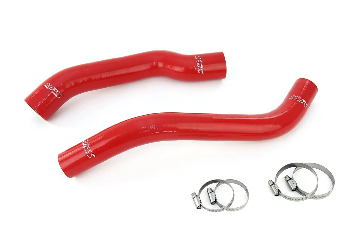 Hps Performance High Temp Reinforced Silicone Radiator Coolant Hose Kit, Red, 57-2130-Red 1