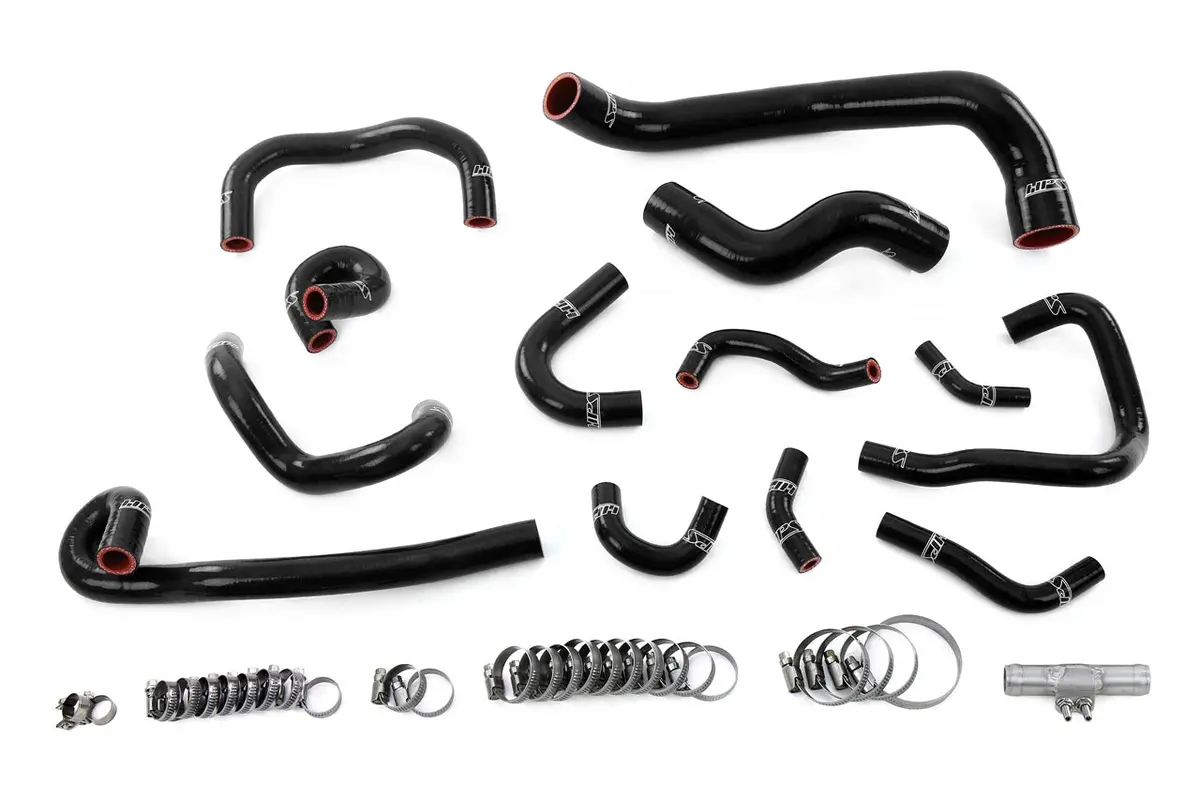 Hps Performance High Temp Reinforced Silicone Radiator, Heater And Ancillary Coolant Hose Kit, Black, 57-2135-Blk 1